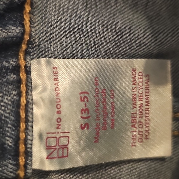 Red Polka Dot Top with No Boundaries Belt Loop Denim Overalls - Picture 6 of 8